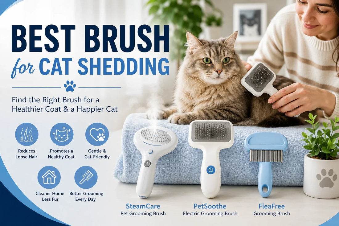 Best brush for cat shedding with gentle at home grooming tools