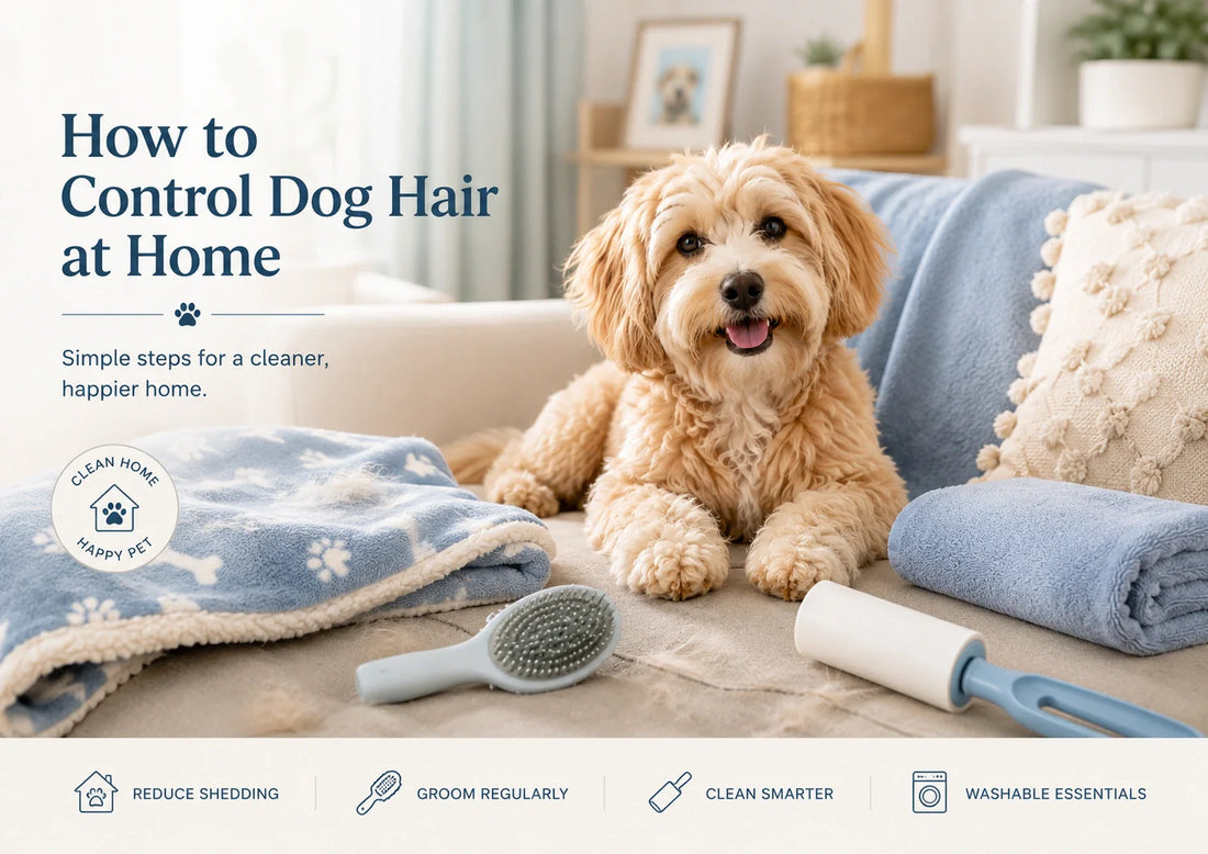 How to stop dog hair from getting everywhere at home