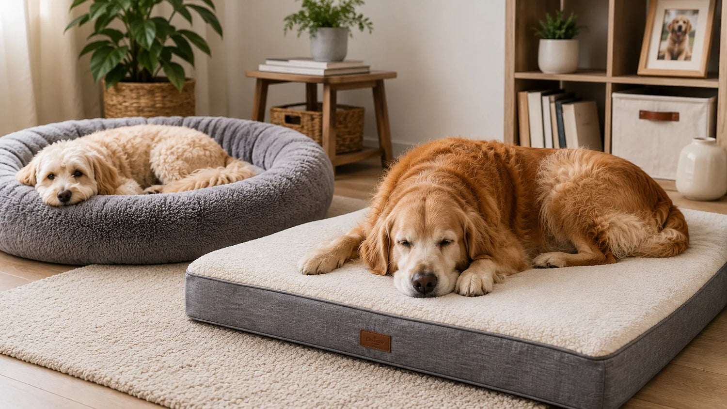Orthopedic dog beds for senior dogs and daily comfort